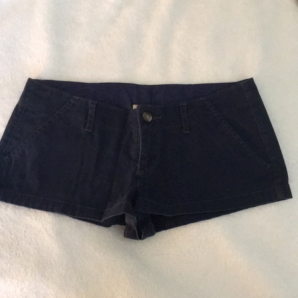 Blue not jean shorts